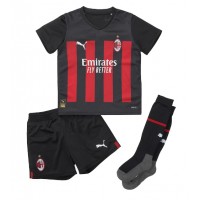 Fotbalové Dres AC Milan Olivier Giroud #9 Dětské Domácí 2022-23 Krátký Rukáv (+ trenýrky)